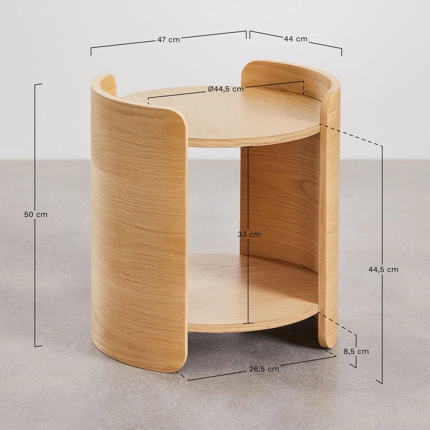 Adelis šoninis staliukas