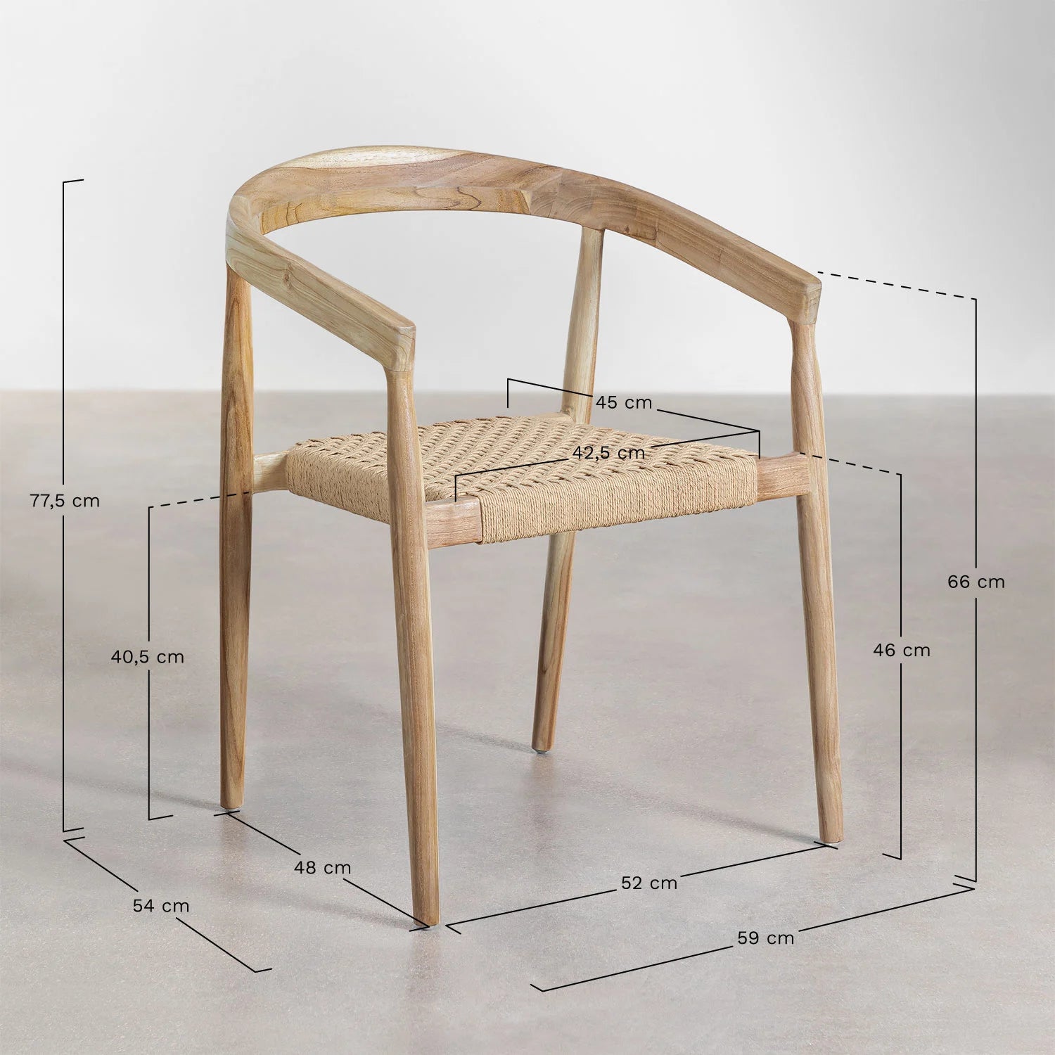 Visbis valgomojo kėdė