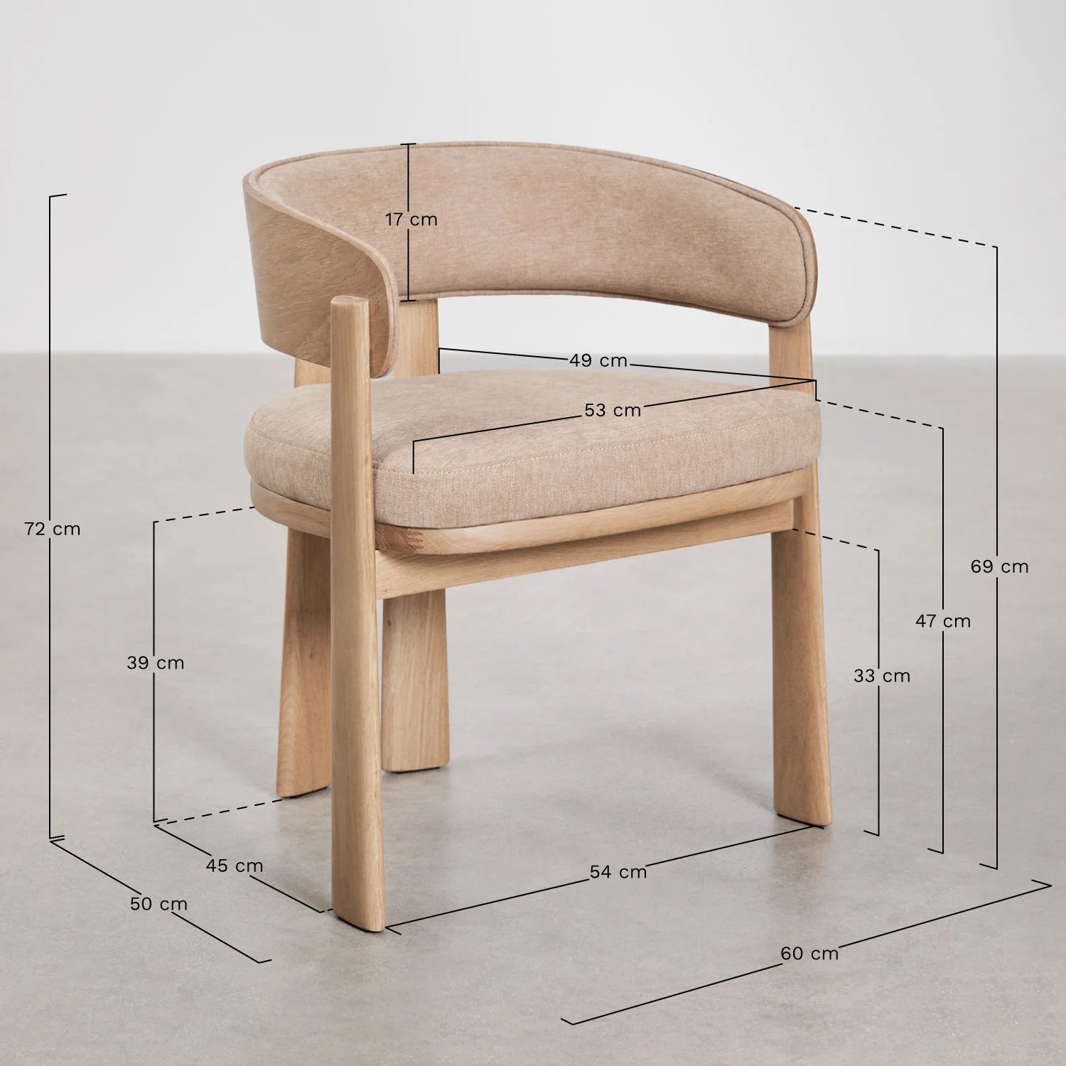 Olea valgomojo kėdė