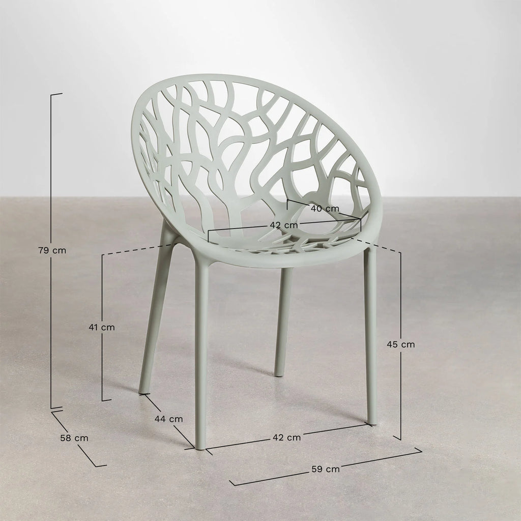 Ores polipropileno kėdė