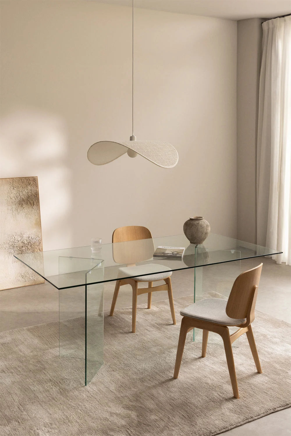 Purio stiklinis stalas