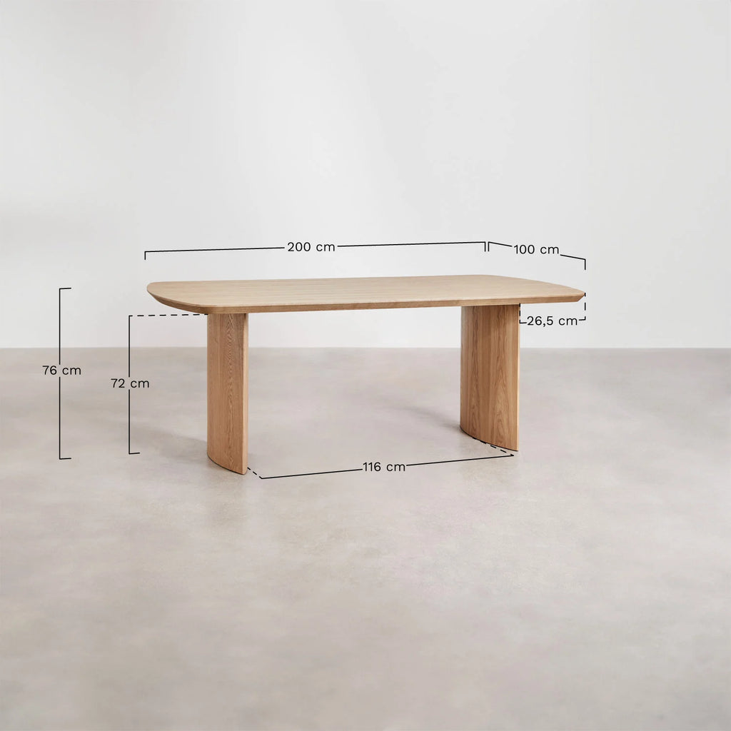 Noka valgomojo stalas