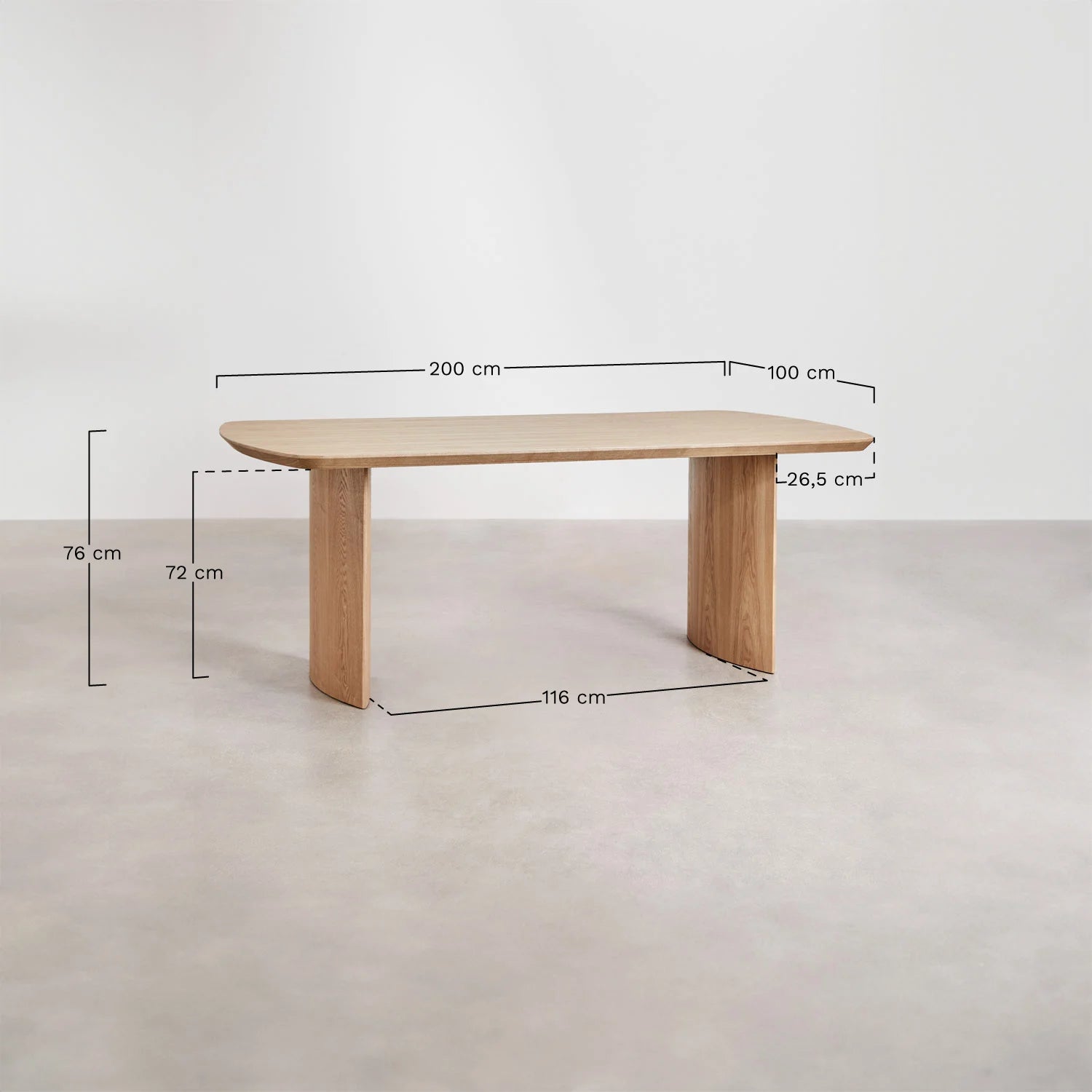 Noka valgomojo stalas