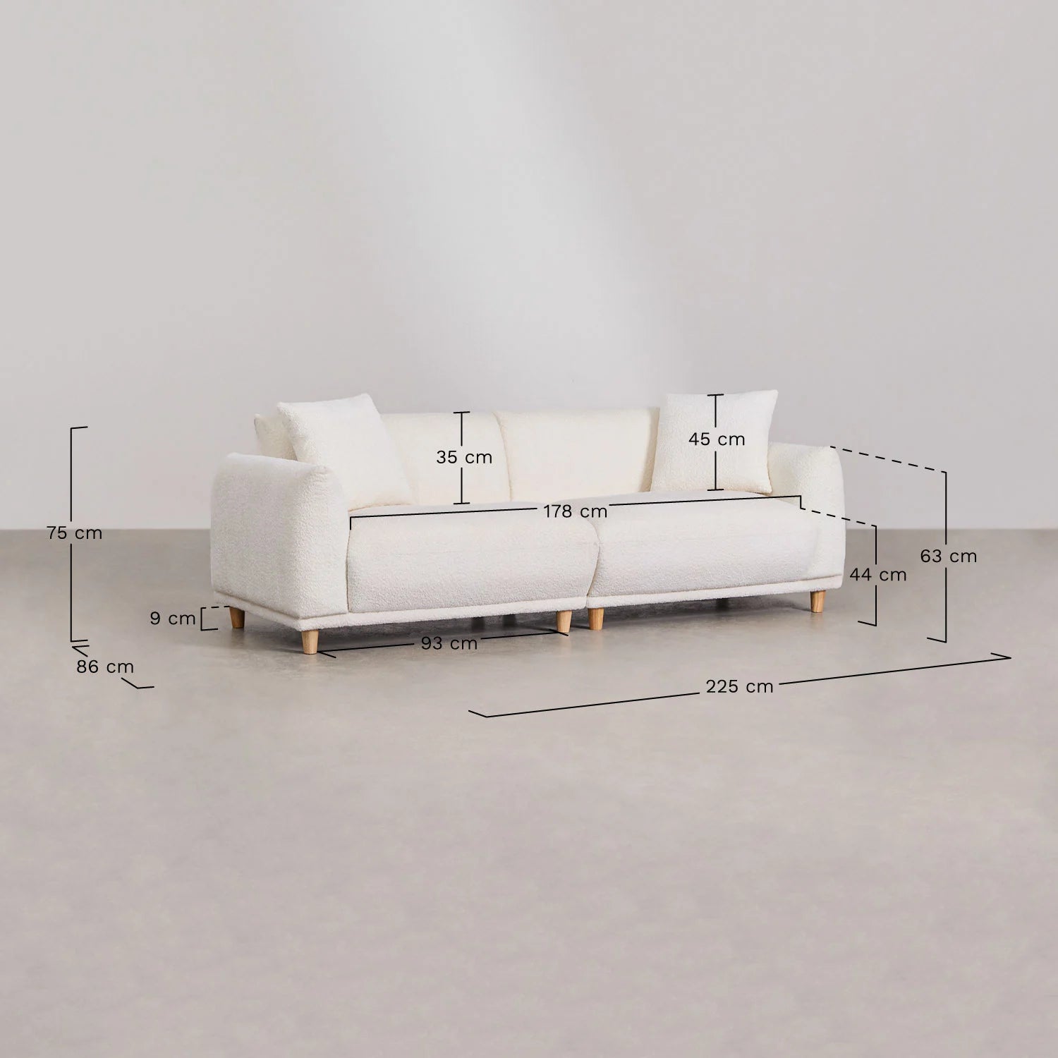 Eracli 3-vietė sofa