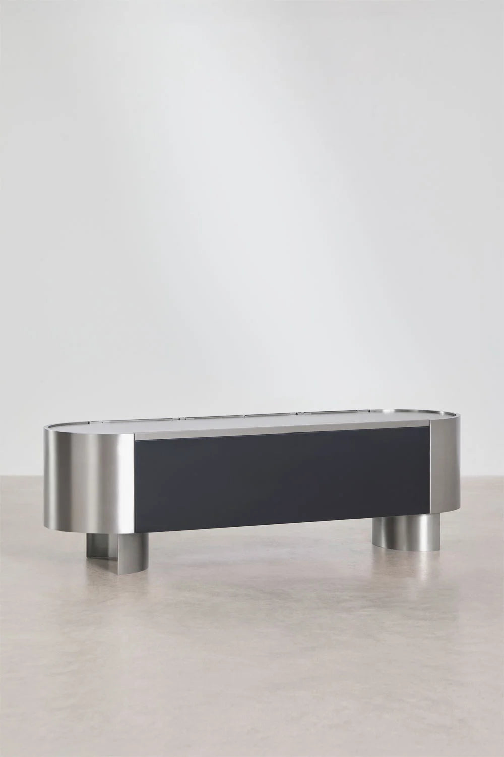 Luena nerūdijančio plieno televizoriaus spintelė