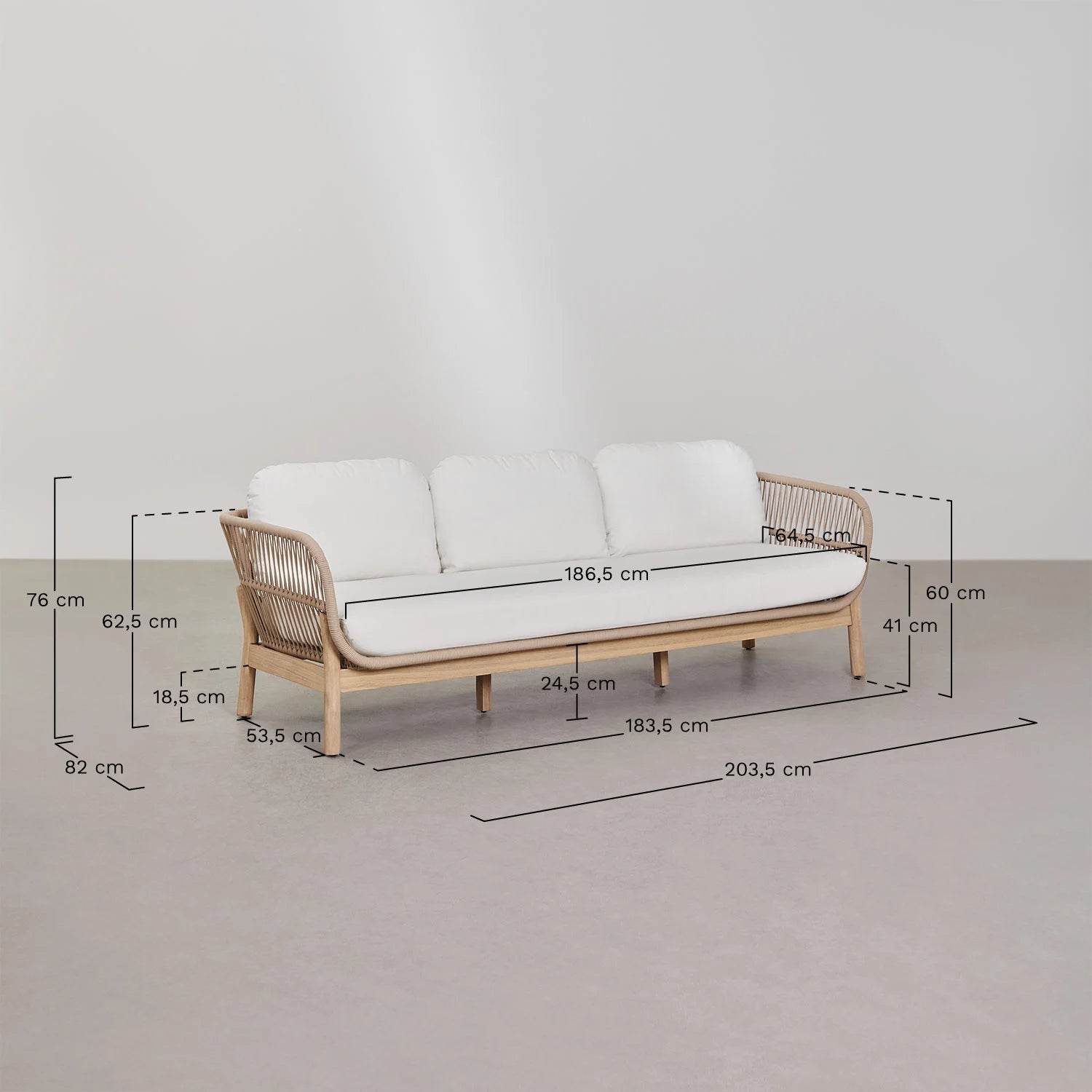 Karvia sodo baldų komplektas