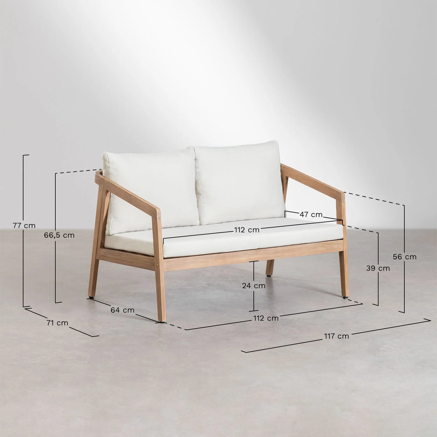 Kaela sodo baldų komplektas