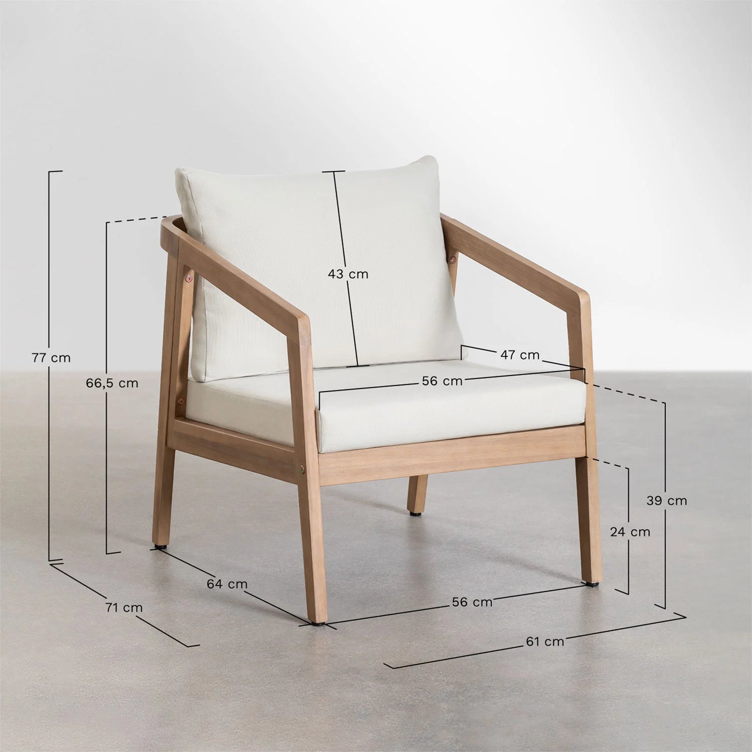 Kaela sodo baldų komplektas